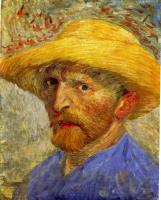 Gogh, Vincent van - Self-portrait with straw hat